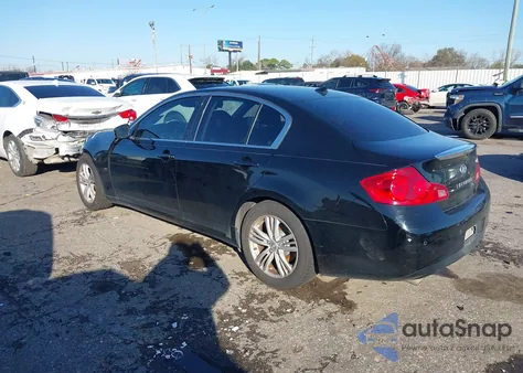 2012 Infiniti G37 Journey z USA, uszkodzony, nr VIN JN1CV6AP2CM620510
